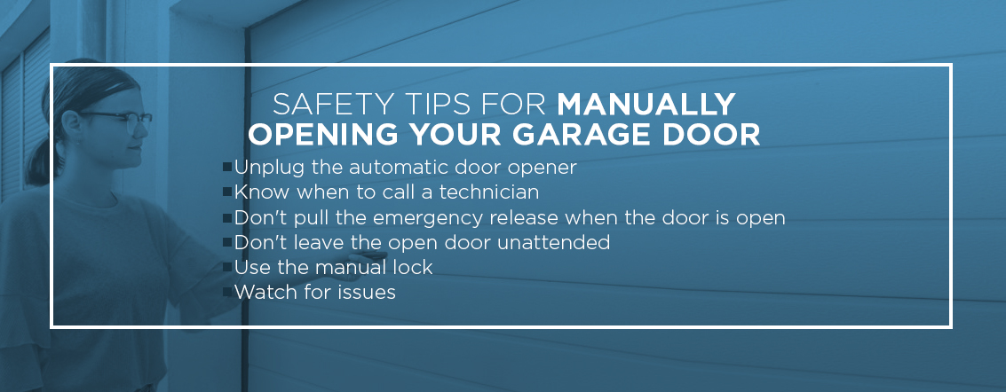 How To Manually Open My Garage Door, Can You Open Garage Door Manually From Outside