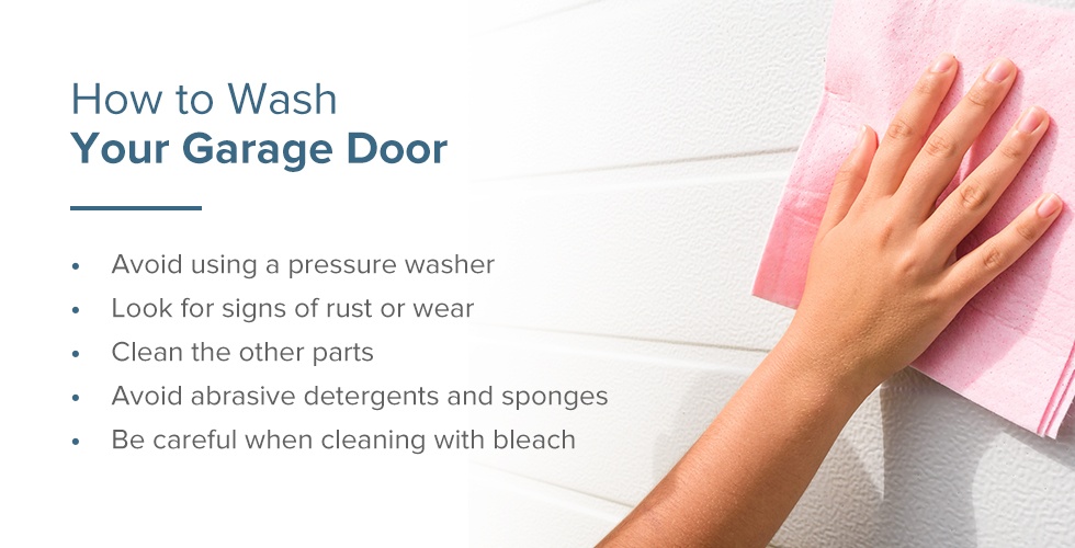 How to Wash Your Garage Door